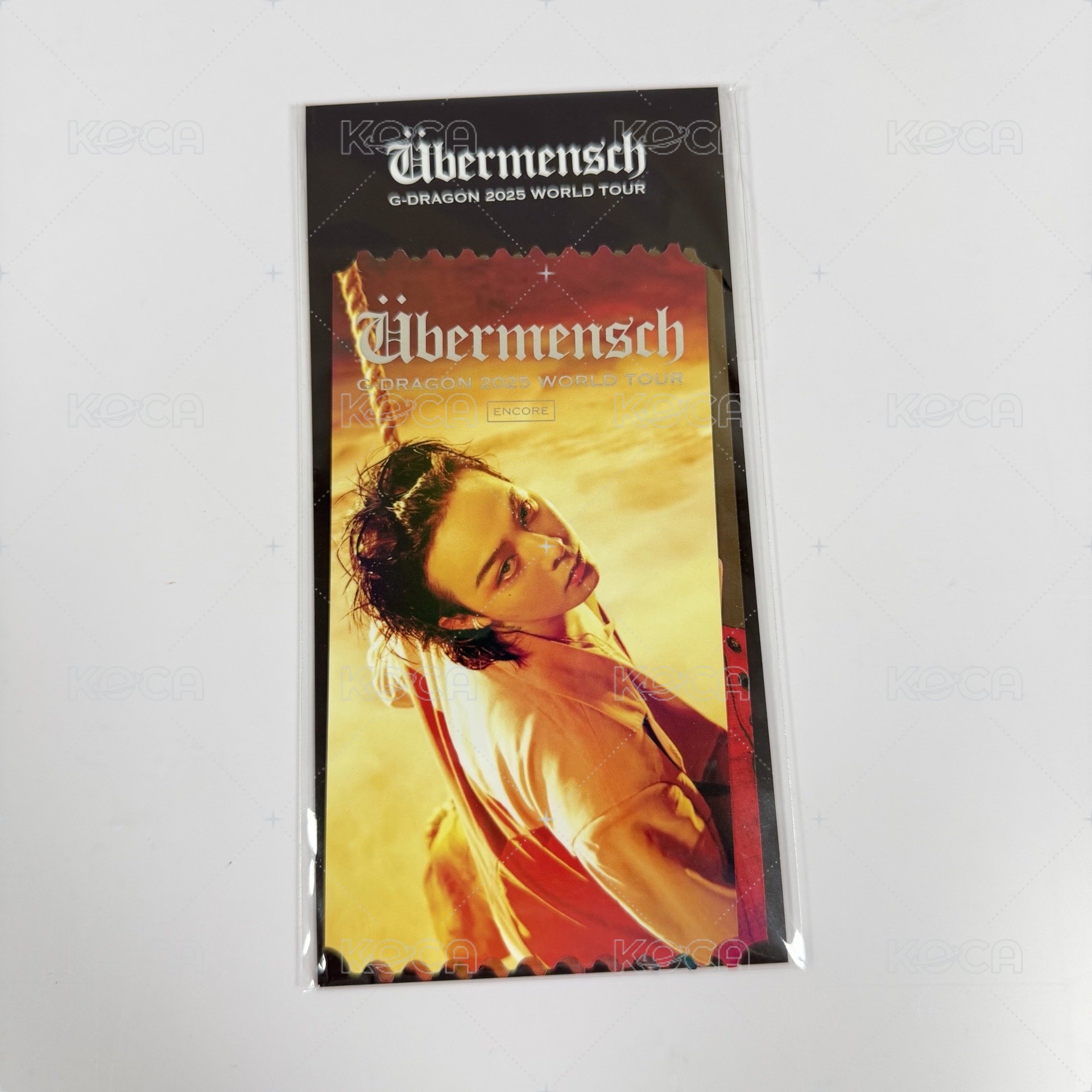 G-DRAGON2025 WORLD TOUR [Übermensch]票卷/ 門票】GD｜2025 世巡