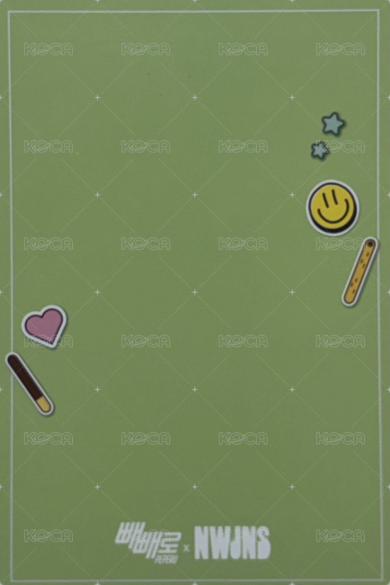 NewJeans X PEPERO Danielle 明信片  背面