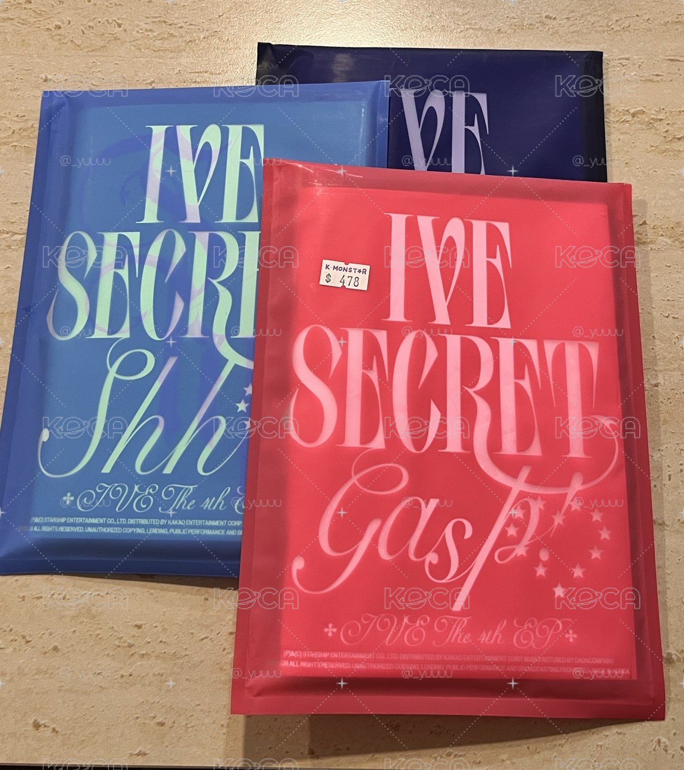 IVE SECRET 全專 三版合售