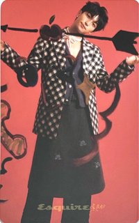 時尚先生黑皮書 A版 雜誌卡 定制小卡
