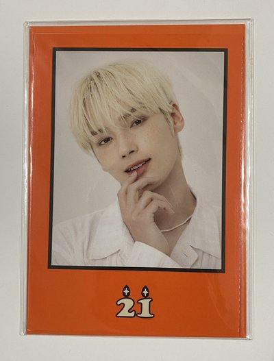 《全新現貨》TXT 休寧凱 生日折頁卡片卡