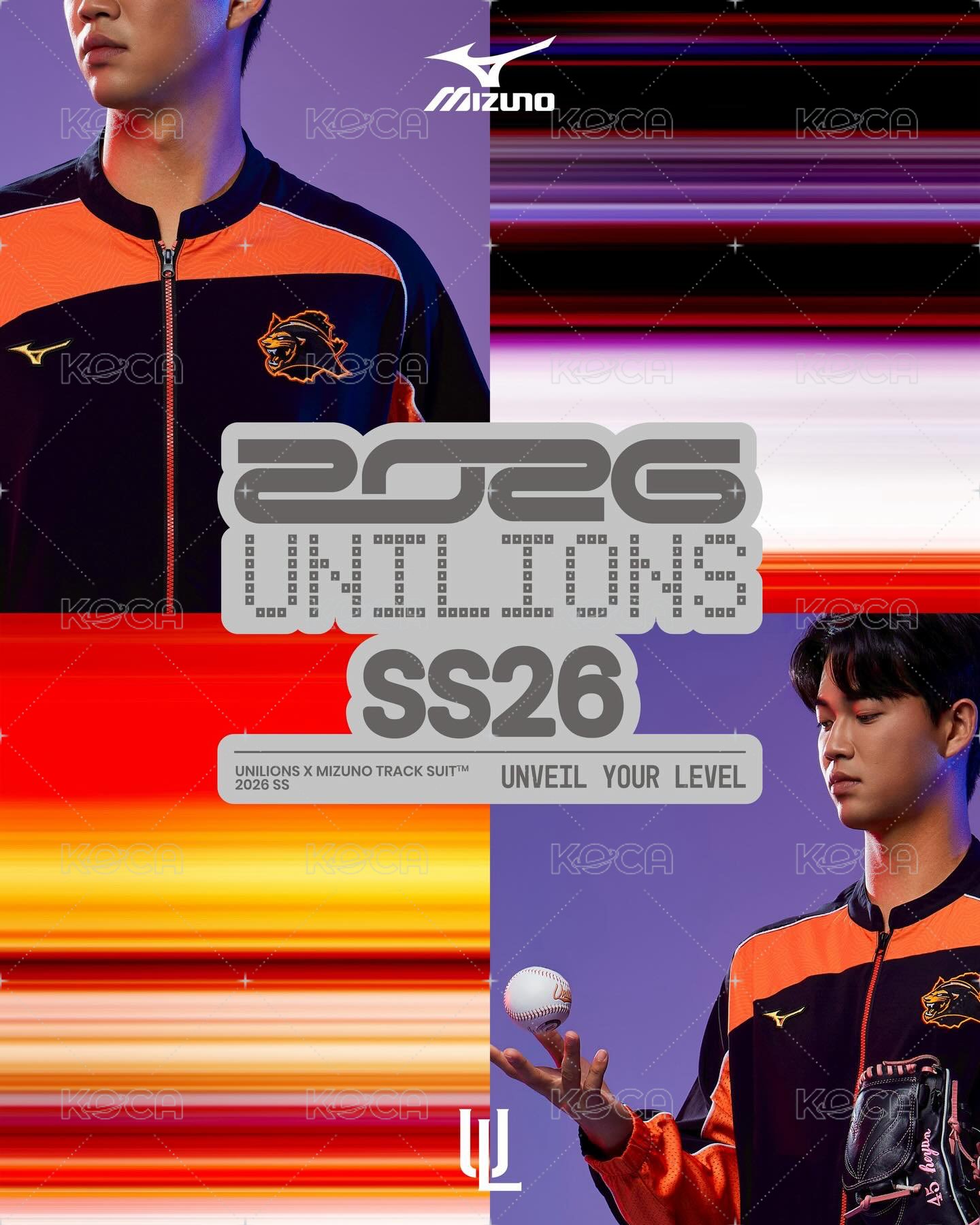 【MIZUNO 美津濃】2026球員版長袖風衣