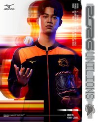 【MIZUNO 美津濃】2026球員版長袖風衣