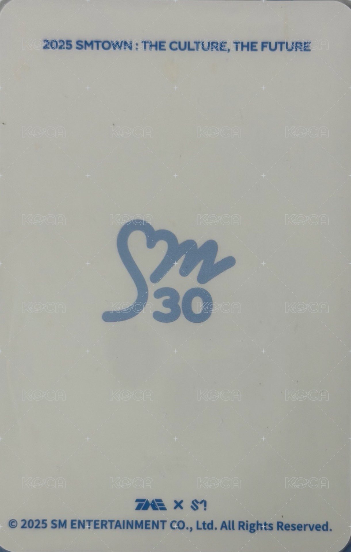 2025 SMT30 sm 星光卡  背面
