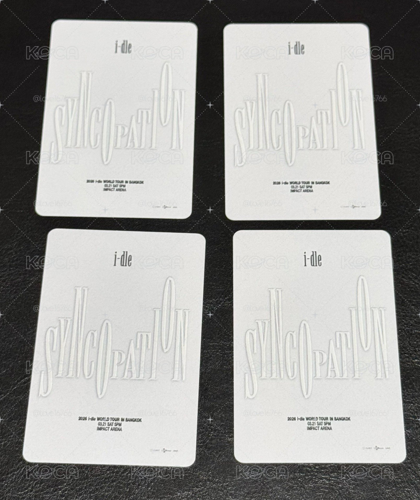 2026世巡 曼谷入場卡（無刷）