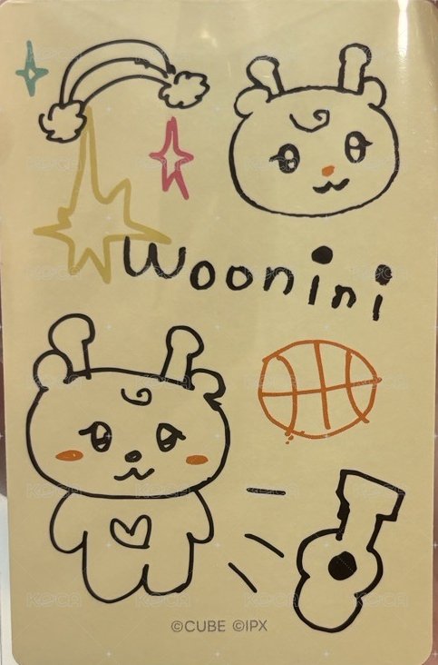 迷七快閃line friends 周邊卡 尼龍包卡 背面