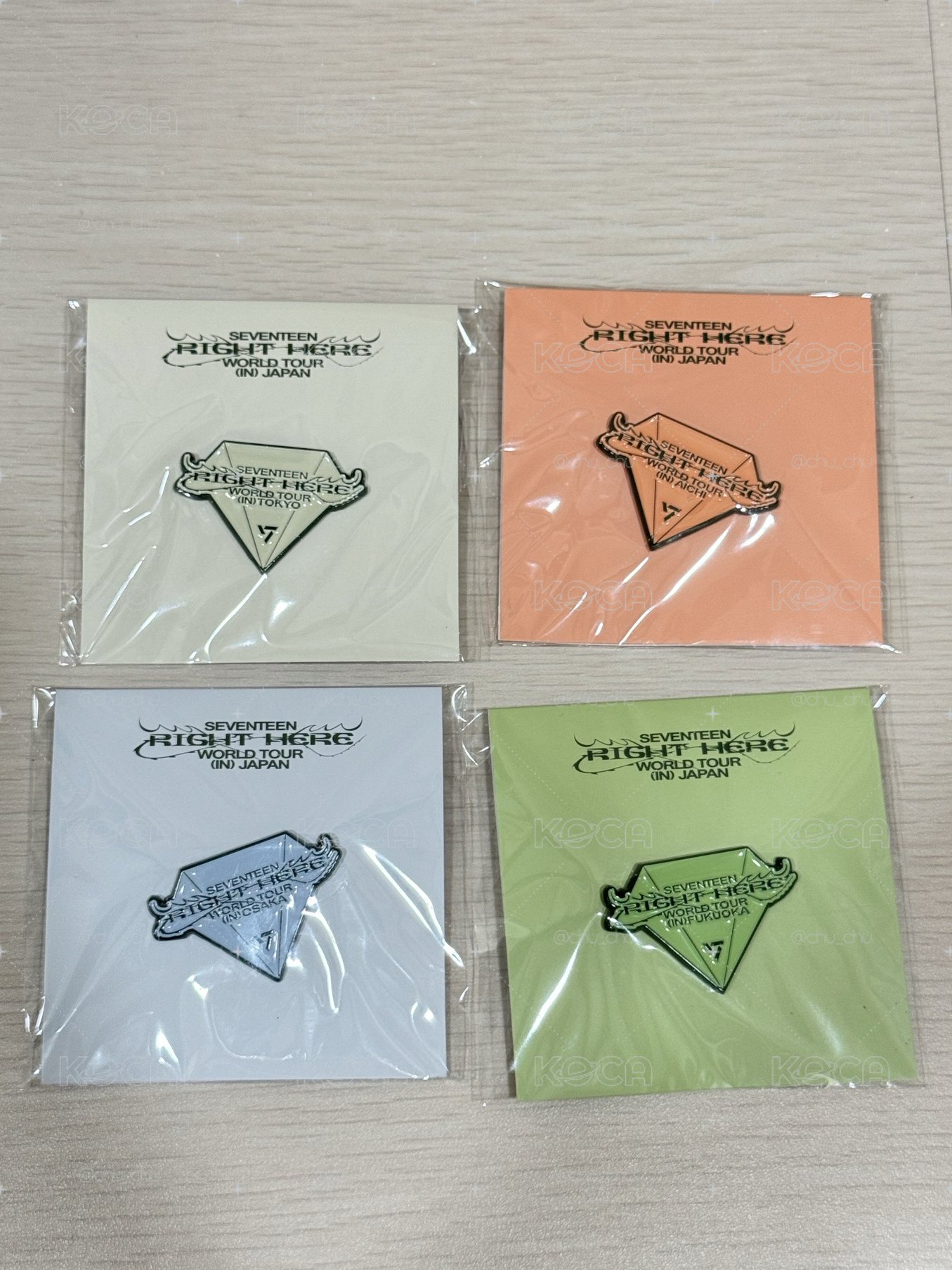 SEVENTEEN RIGHT HERE 日巡徽章