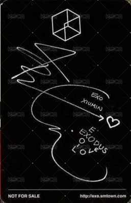 EXODUS 專輯卡  背面