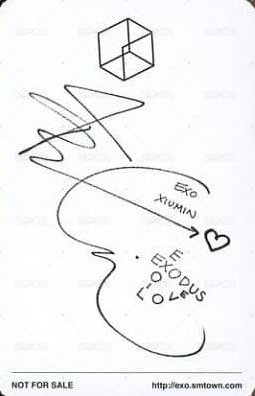 EXODUS 專輯卡  背面