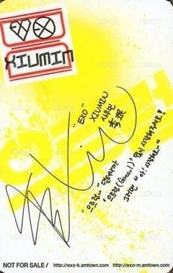 GROWL 專輯卡  背面