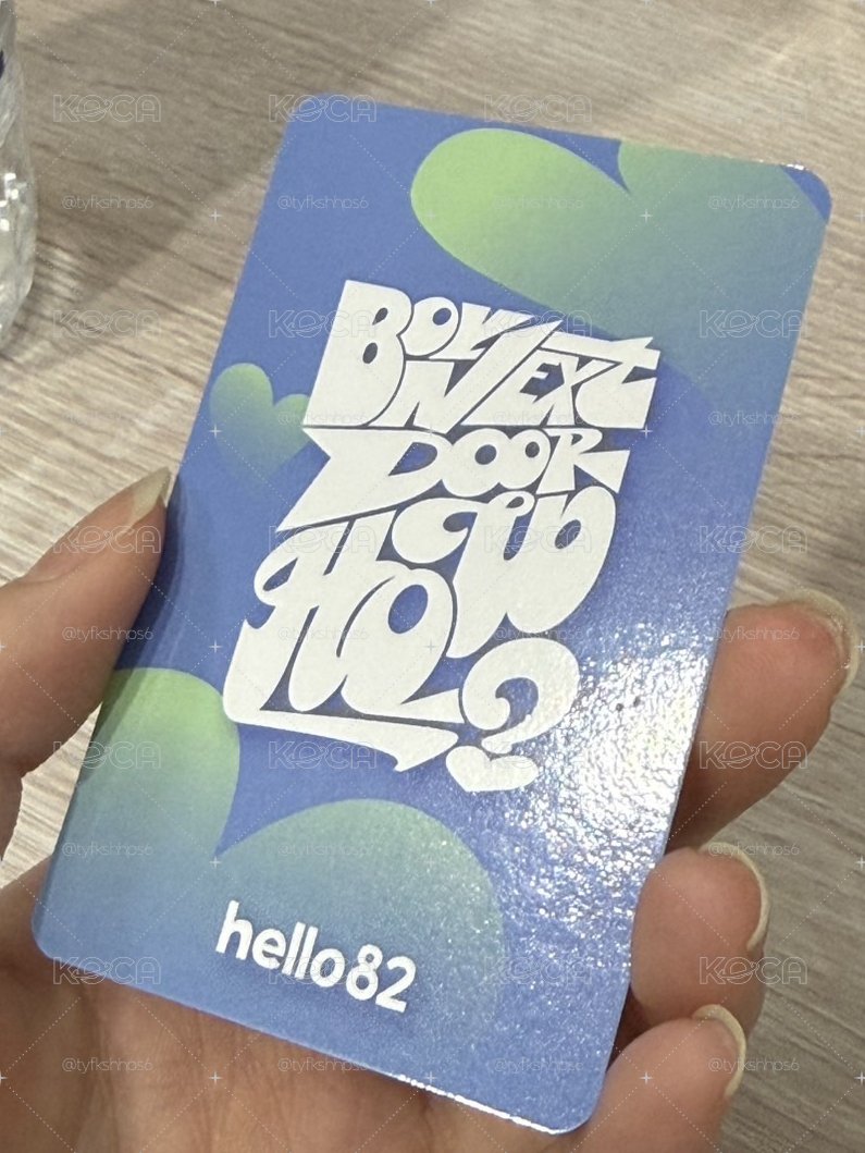 HOW? hello82 la 1.0 簽售卡 