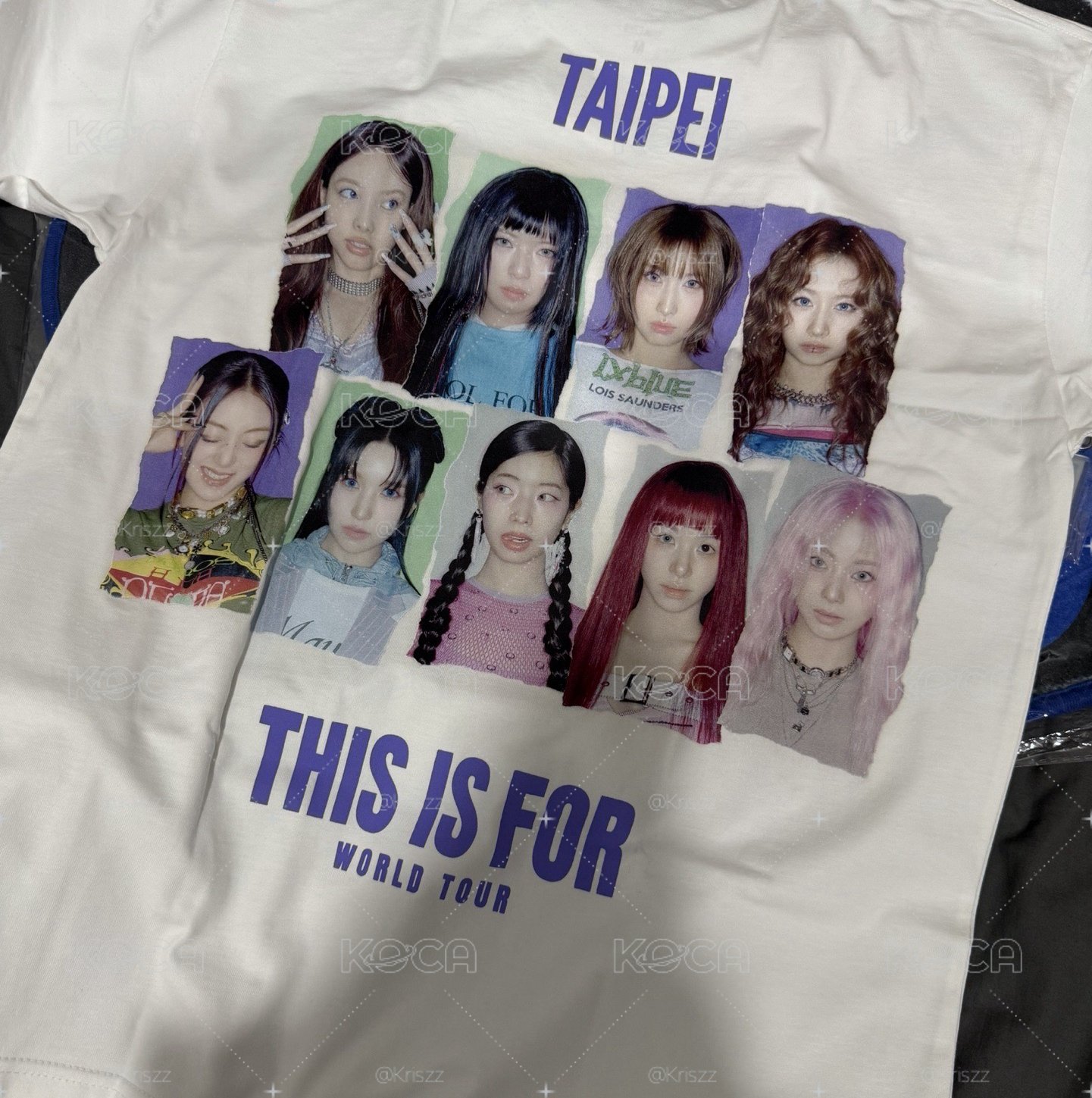 TWICE 快閃店限定T恤