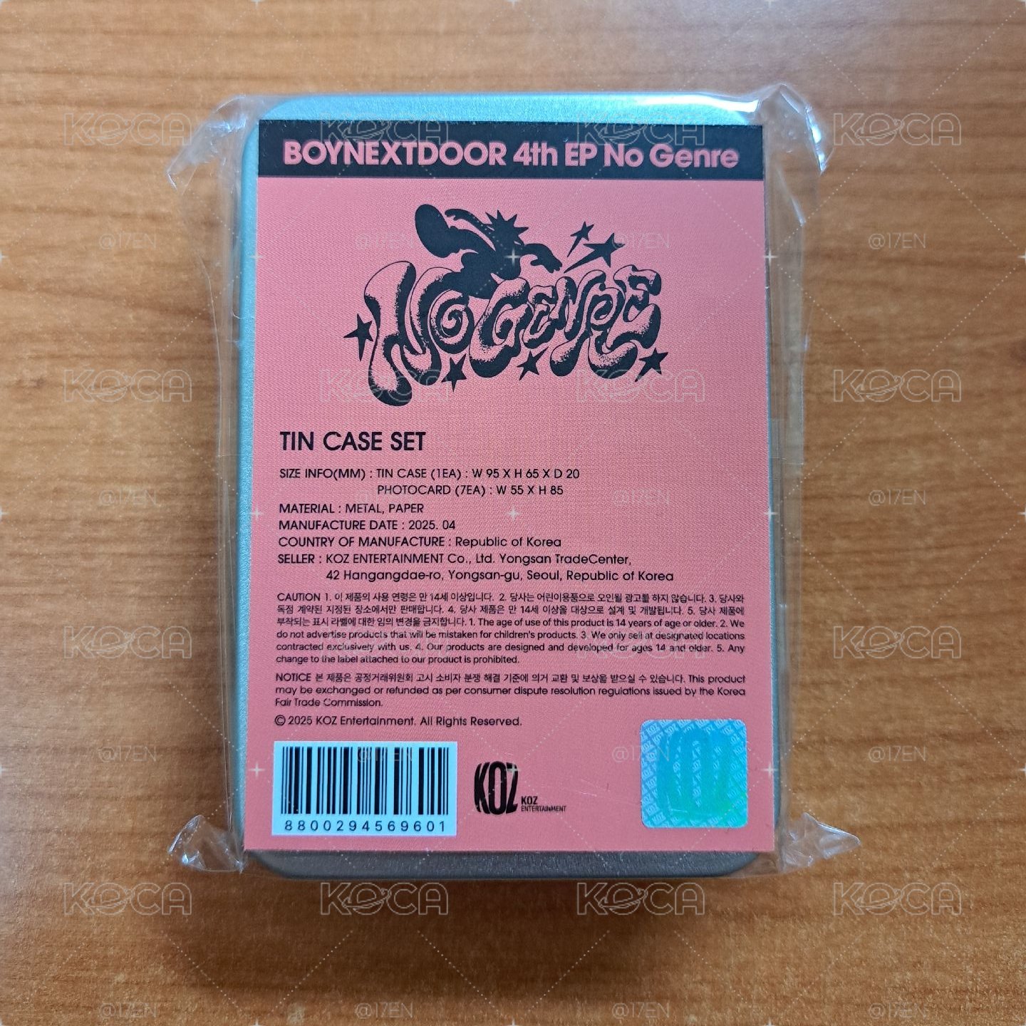 No Genre 盒裝小卡組 快閃店 鐵盒 set