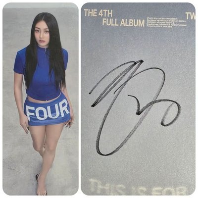 全專現貨【美國官網】TWICE 有拆封 簽名專輯 THIS IS FOR  (已確認簽名卡) 
