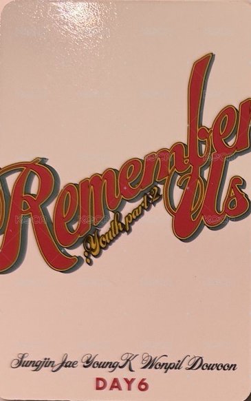 迷四 專輯卡  背面