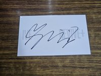 李瑞 美通親簽明信片