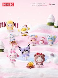 三麗鷗小斗篷系列植絨換臉公仔盲盒