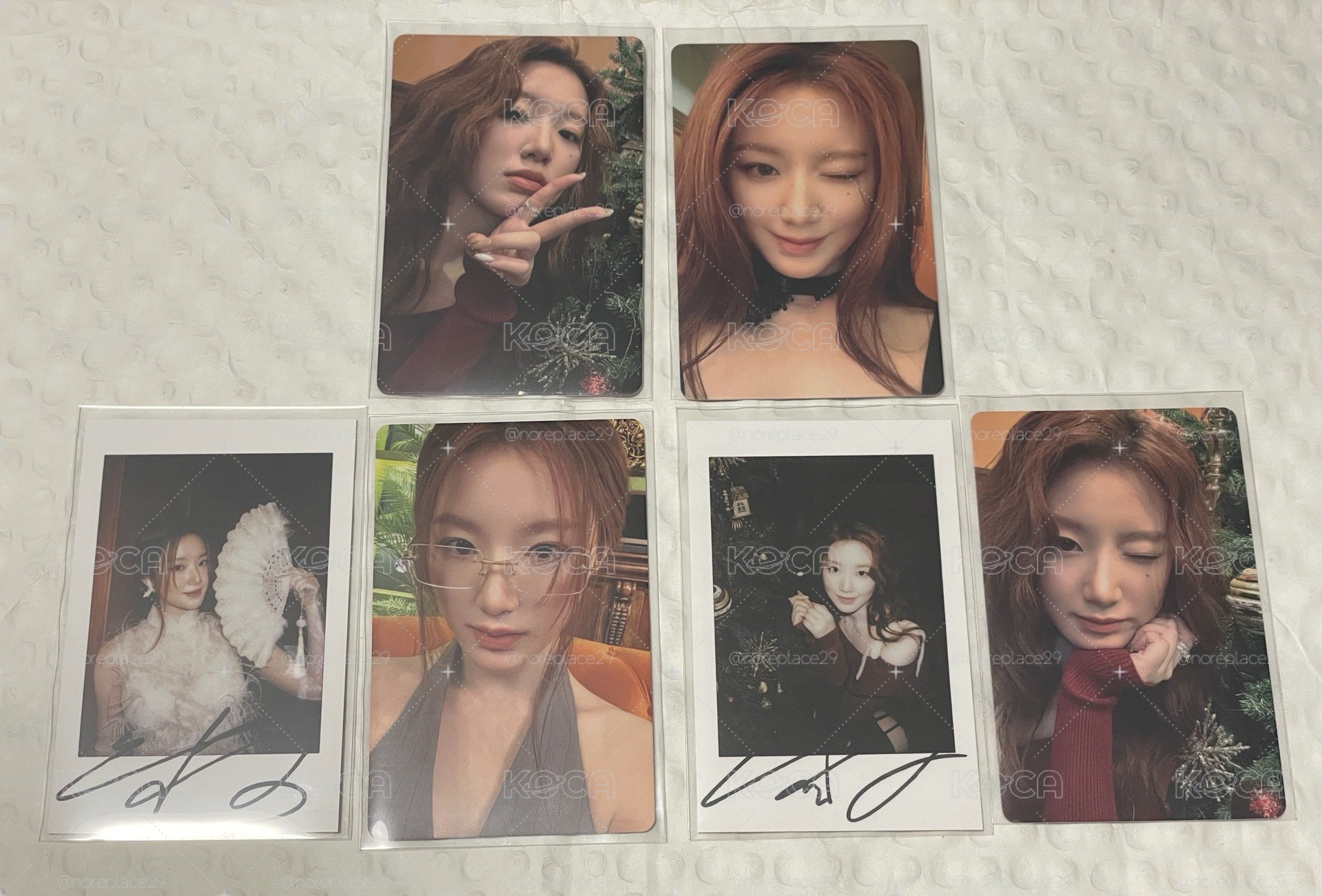 i-dle 舒華 展覽磁鐵全新未拆膜+潮漫 雜誌小卡拍立得 中文卡背 一套6張（圖1+圖2）