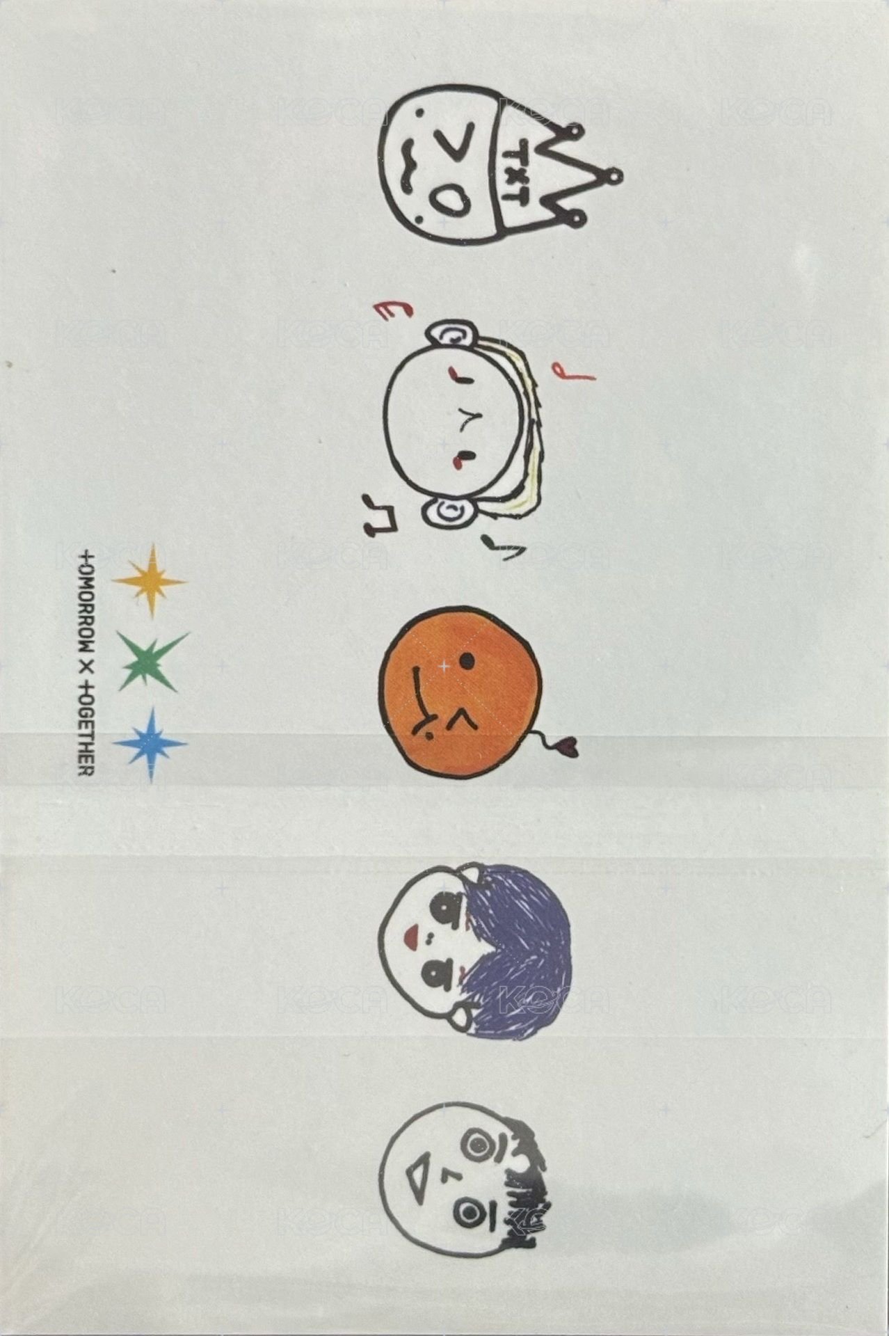 正一 打歌卡  背面