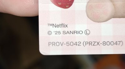 Different 聯名美樂蒂&庫洛米專含特典海報（圖四背面有一個小摺痕圖五是正面無瑕）（介意勿下）