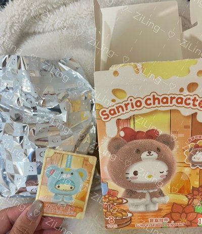 三麗鷗小斗篷系列植絨吊飾 奇奇