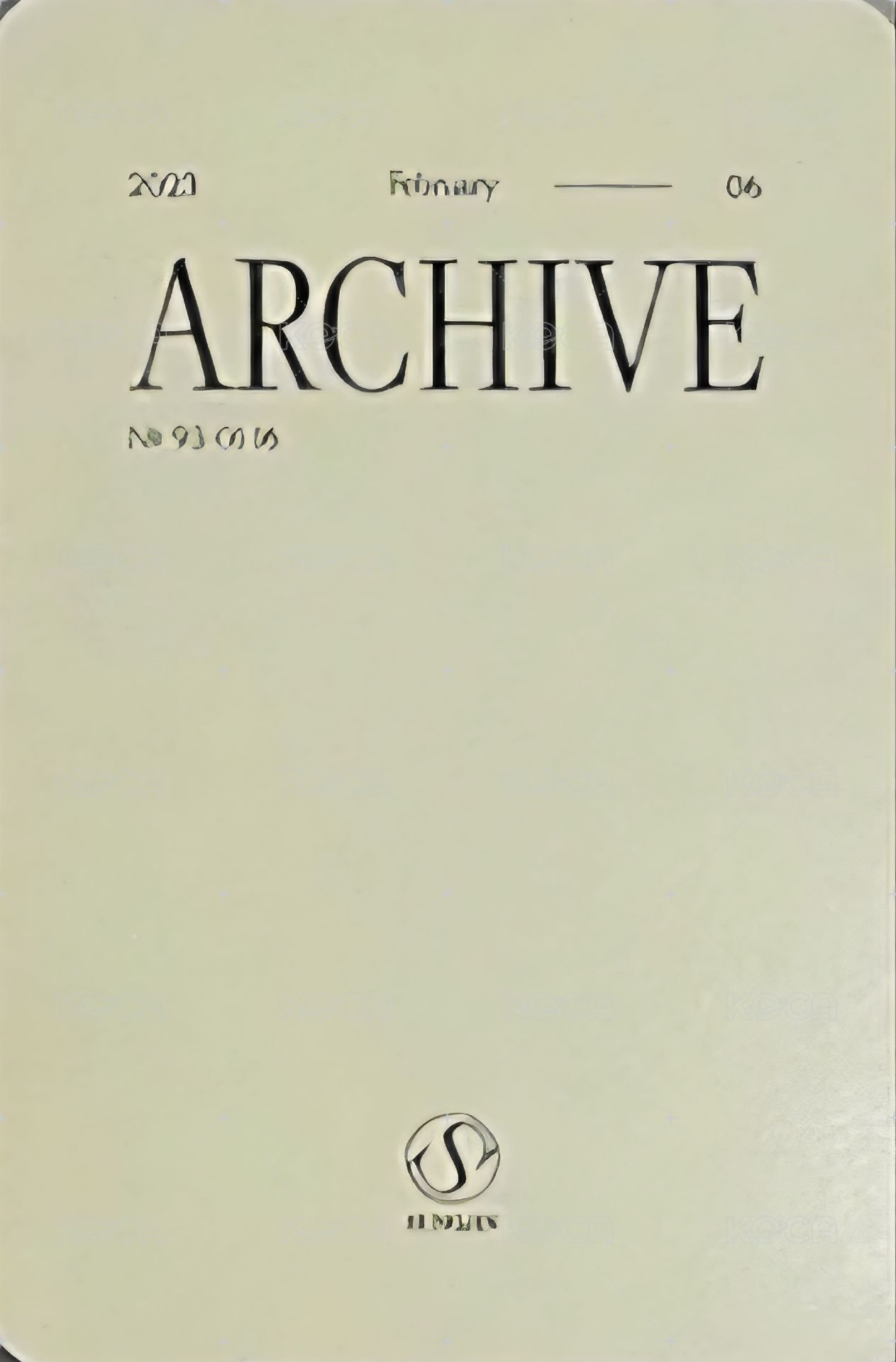 ARCHIVE 周邊卡  背面