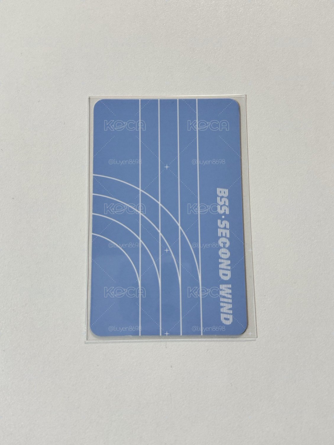 碩 BSS ’SECOND WIND’ 專輯卡 wvs電子專
