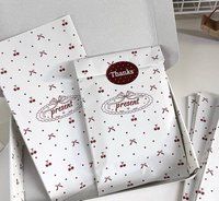 11*20cm櫻桃蝴蝶結紙袋