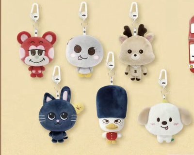 栗子扣&兔貓鴨大頭零錢包