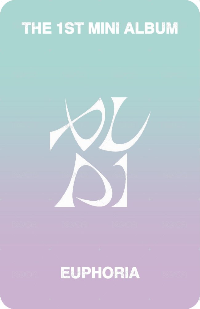 迷一 JEWEL CASE 專輯卡 雙人卡 背面