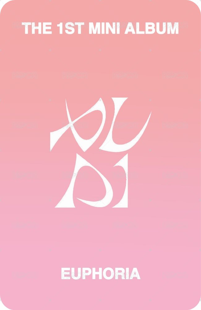 迷一 JEWEL CASE 專輯卡 雙人卡 背面