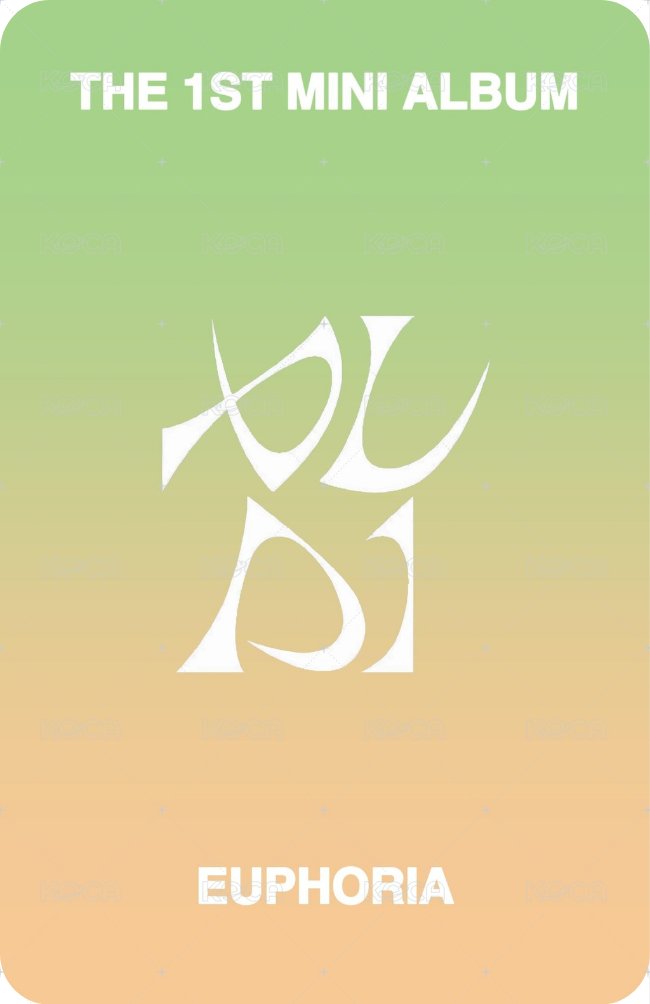 迷一 JEWEL CASE 專輯卡 雙人卡 背面