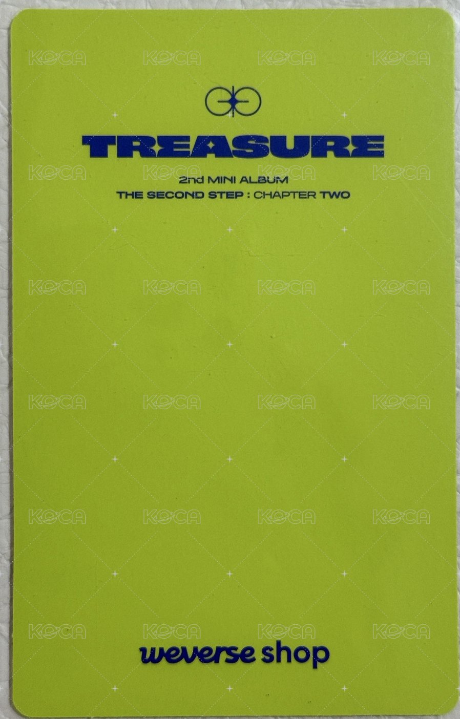 THE SECOND STEP:CHAPTER TWO wvs 特典卡 wvs雷射特典卡 背面