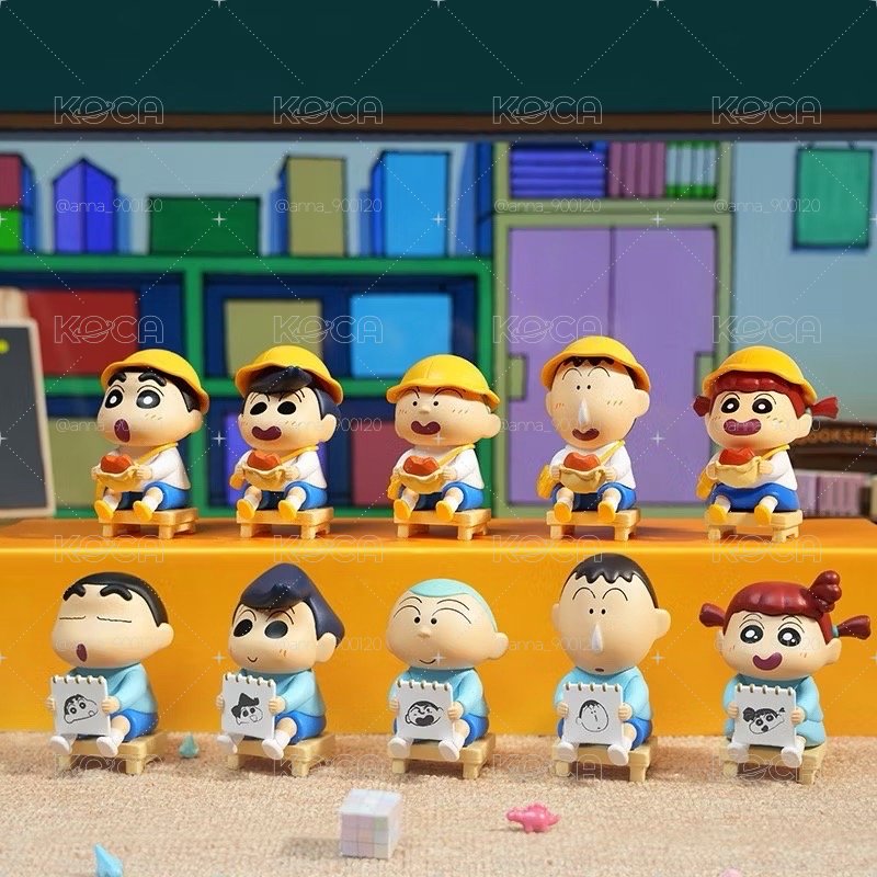 蠟筆小新向日葵系列盲盒公仔