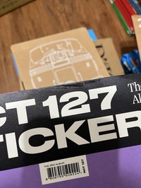 Sticker PB/紫（上面邊邊有損 介意勿拍）