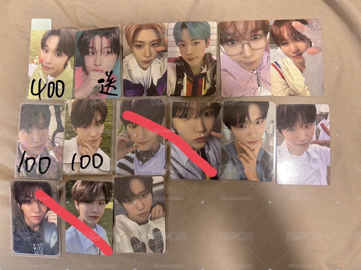 NCT WISH 小卡出清 周邊卡、特典卡、專卡（下單隨機送高雄/台北紙花）