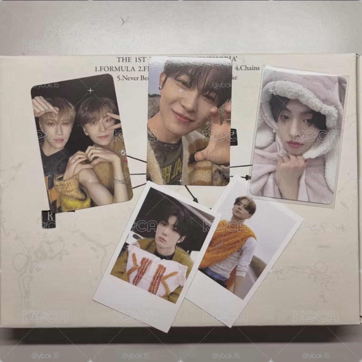 ALD1 1ST MINI ALBUM EUPHORIA專輯特典小卡MS通路李理悟李相沅張家豪賀鑫隆金虔佑鄭相炫