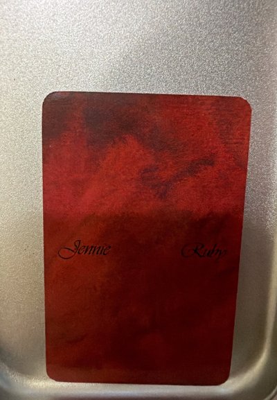 JENNIE小卡 特典 ruby ms特典