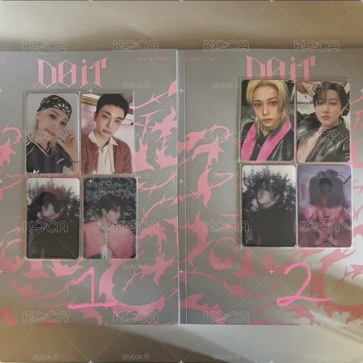 Stray Kids SKZ IT TAPE 'DO IT'專輯小卡WM特典DMM特典李龍馥黃鉉辰徐彰彬