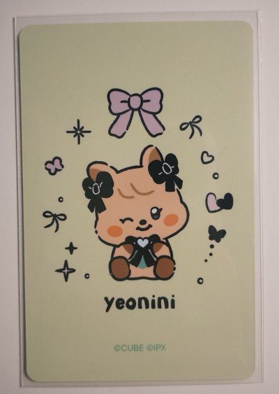 i-dle 快閃店 隨機卡 麵