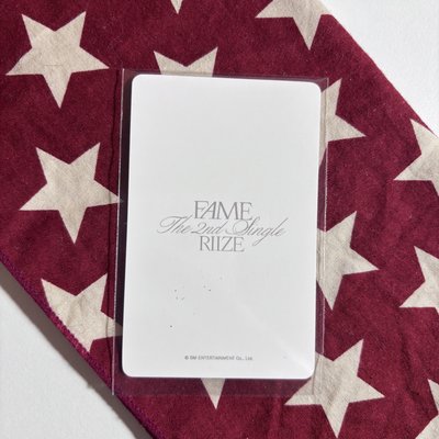  ﾟ𖤐.⋆﻿Fame kms預售 團卡 ⋆.˚⊹⁺