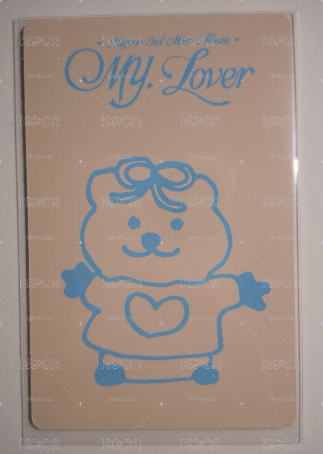 MY, Lover lover ver. 專輯卡 