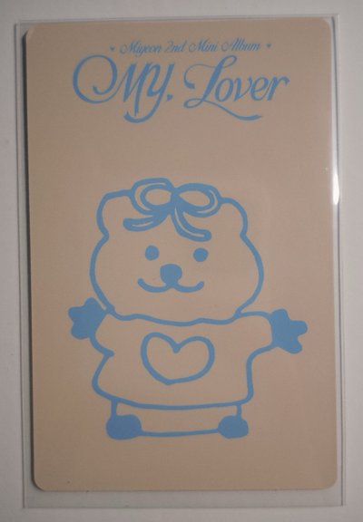 MY, Lover 專輯卡 