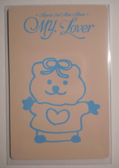 MY, Lover 專輯卡 lover ver.
