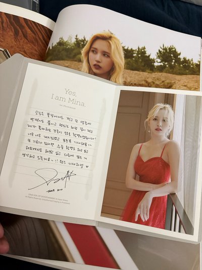 Yes I’m Mina 1st Photobook