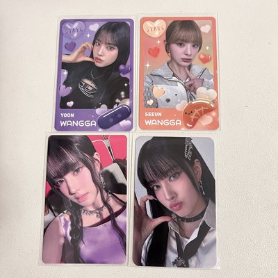 STAYC 小卡 - SEEUN/YOON 糖葫蘆代言卡、電子專小卡、年曆小卡