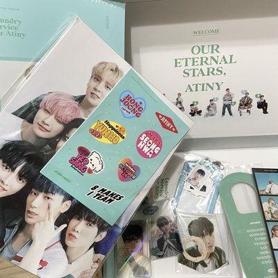 3期會員禮 粉髮星+粉髮證件照+粉髮透卡（含整組Ateez 22’3期 會員禮 ）