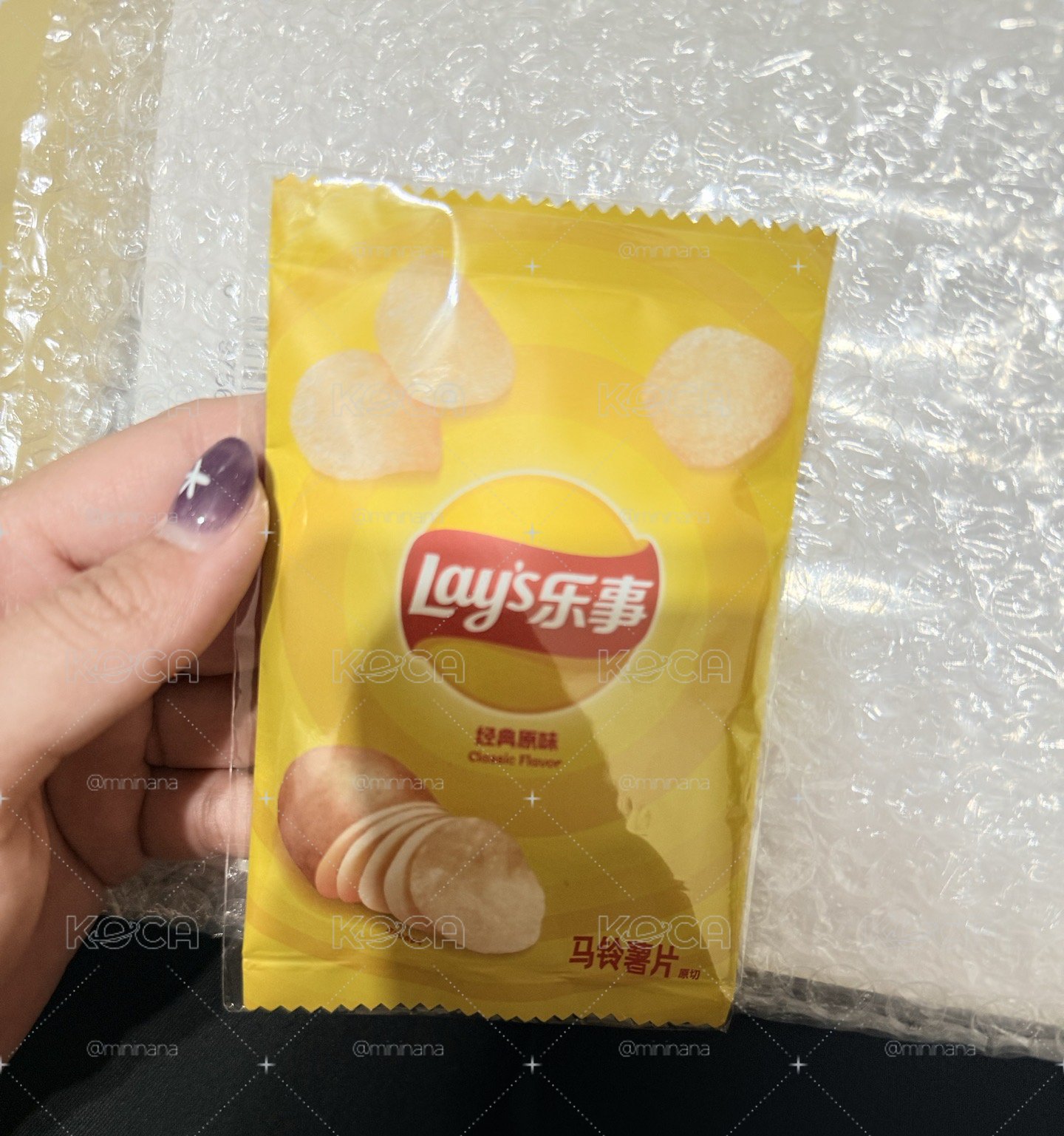 雨琦代言樂事徽章