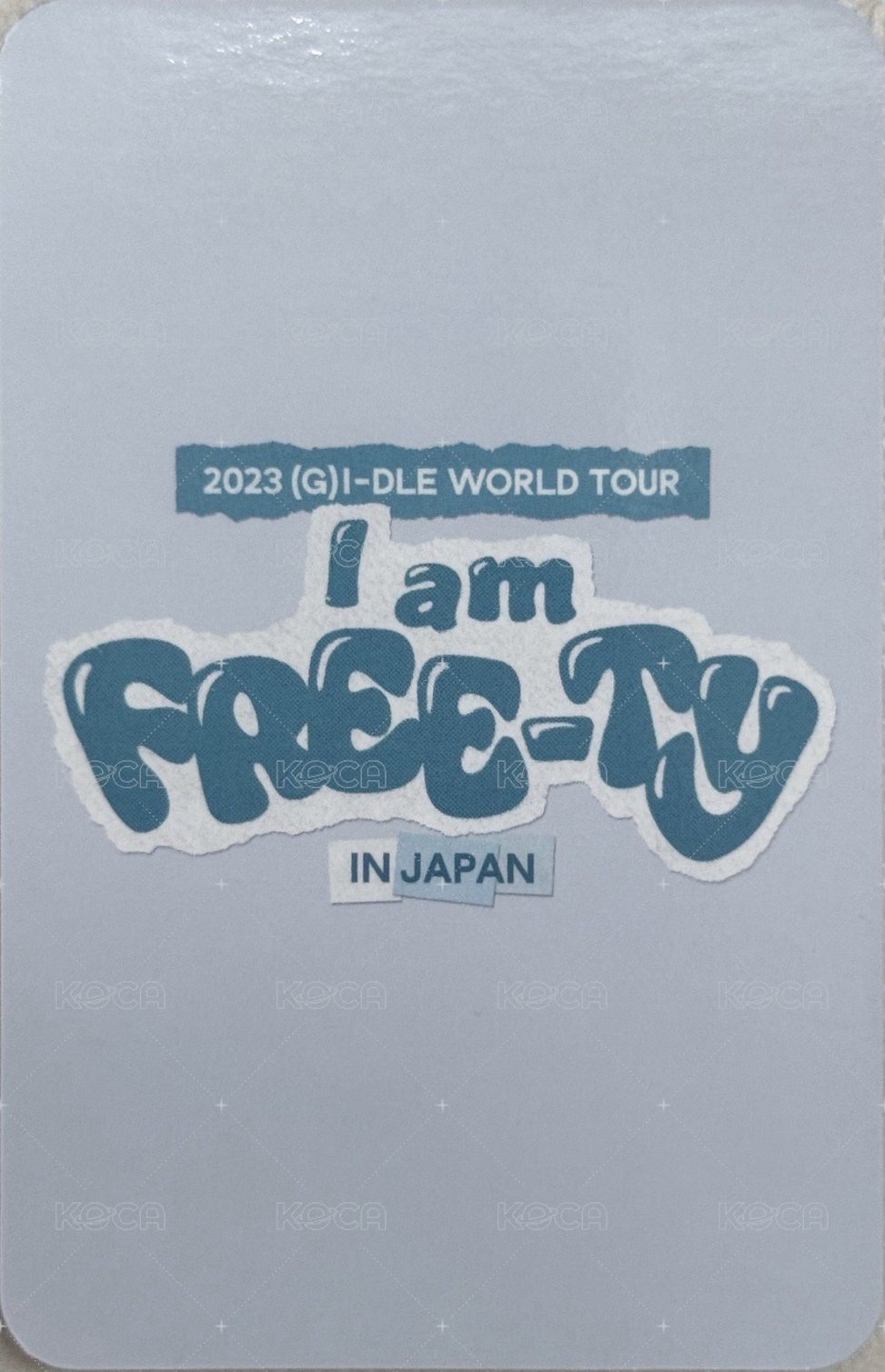 I feel mumo 2.0 特典卡 比心妮 背面