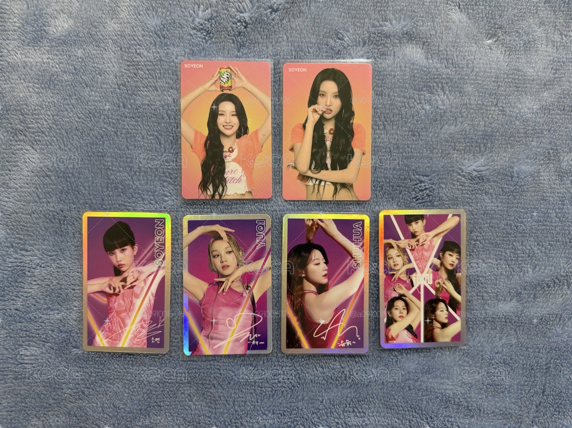 i-dle 代言卡 